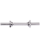 Гриф гантельный BB-107 30 см, d=25 мм, металлический, хромированный