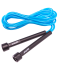 Скакалка RP-101 ПВХ с плаcтиковой ручкой, синяя, 3 м