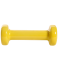 Гантель виниловая DB-101, 0,5 кг, желтый