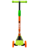 Самокат 3-колесный Chip, 120/80 мм, оранжевый/зеленый