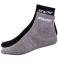 Носки средние SW-206, светло-серый меланж/черный, 2 пары